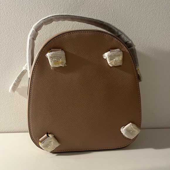 Prada Saffiano Lux Mini Odette Backpack Bookbag Purse - Picture 10 of 11